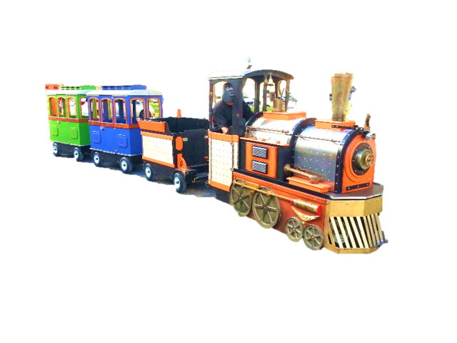 Electric Train with attendant Electric Train with attendant
